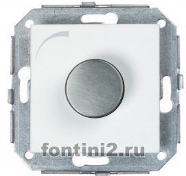 Светорегулятор F-37 500Вт (хром/белый) Светорегулятор F-37 500Вт (хром/белый)
