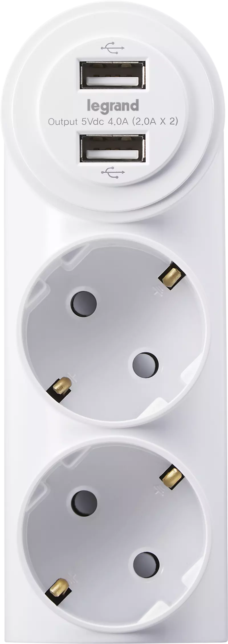 Anam Legrand e-Fren USB Зарядка 2порта + 2 розетки, DC 5V 4000mA, 16A 250V Anam Legrand e-Fren USB Зарядка 2порта + 2 розетки, DC 5V 4000mA, 16A 250V