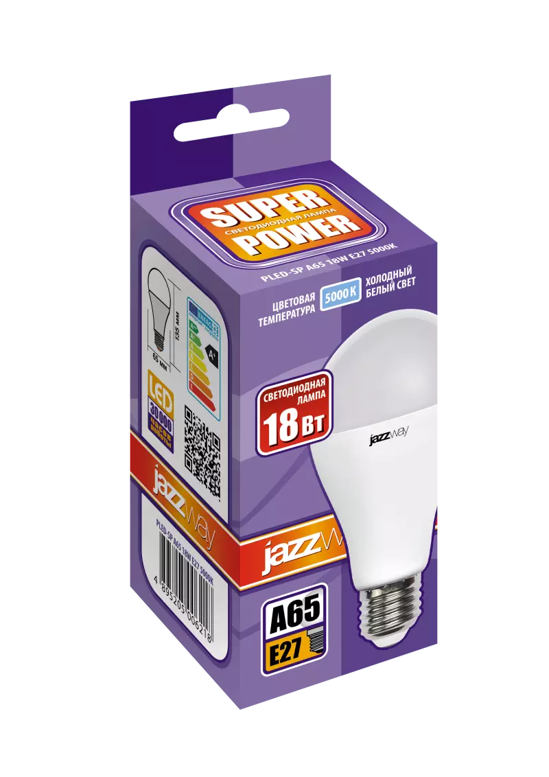 Jazzway PLED- SP60 18w E27 5000K 230/50