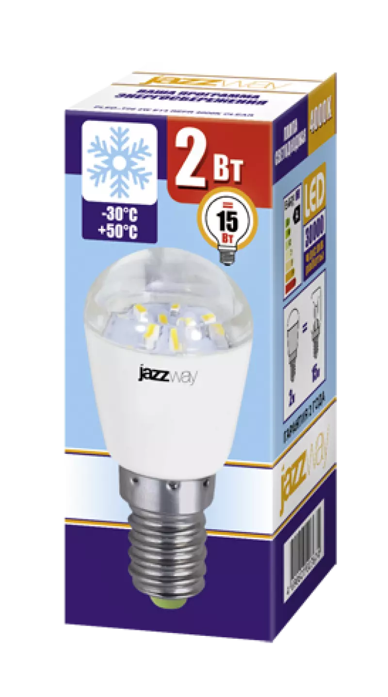 Jazzway   (LED)  d26 E14 2 220-230   - 4000