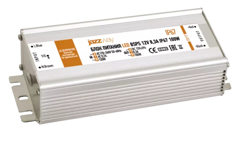 Jazzway  BSPS 12V8,3A=100W (new)  IP67