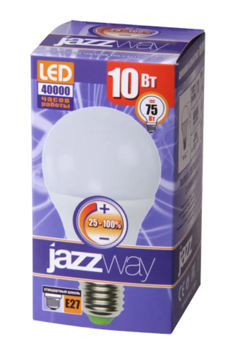 Jazzway  PLED- DIM A60 10w 3000K 810 Lm E27 230/50