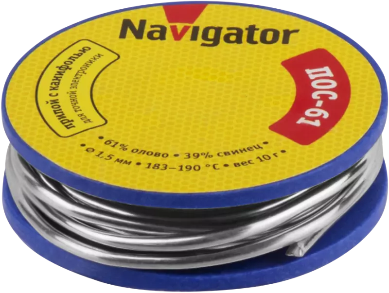 Припой Navigator 93 722 NEM-Pos04-61K-1.5-K10 Припой Navigator 93 722 NEM-Pos04-61K-1.5-K10